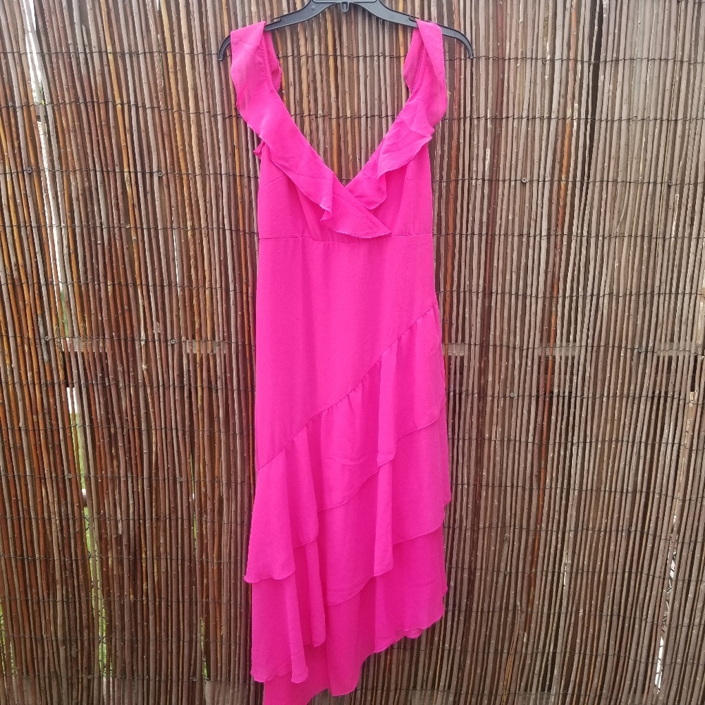 Show Me Your MuMu pink ruffles maxi dress - Picture 7 of 12